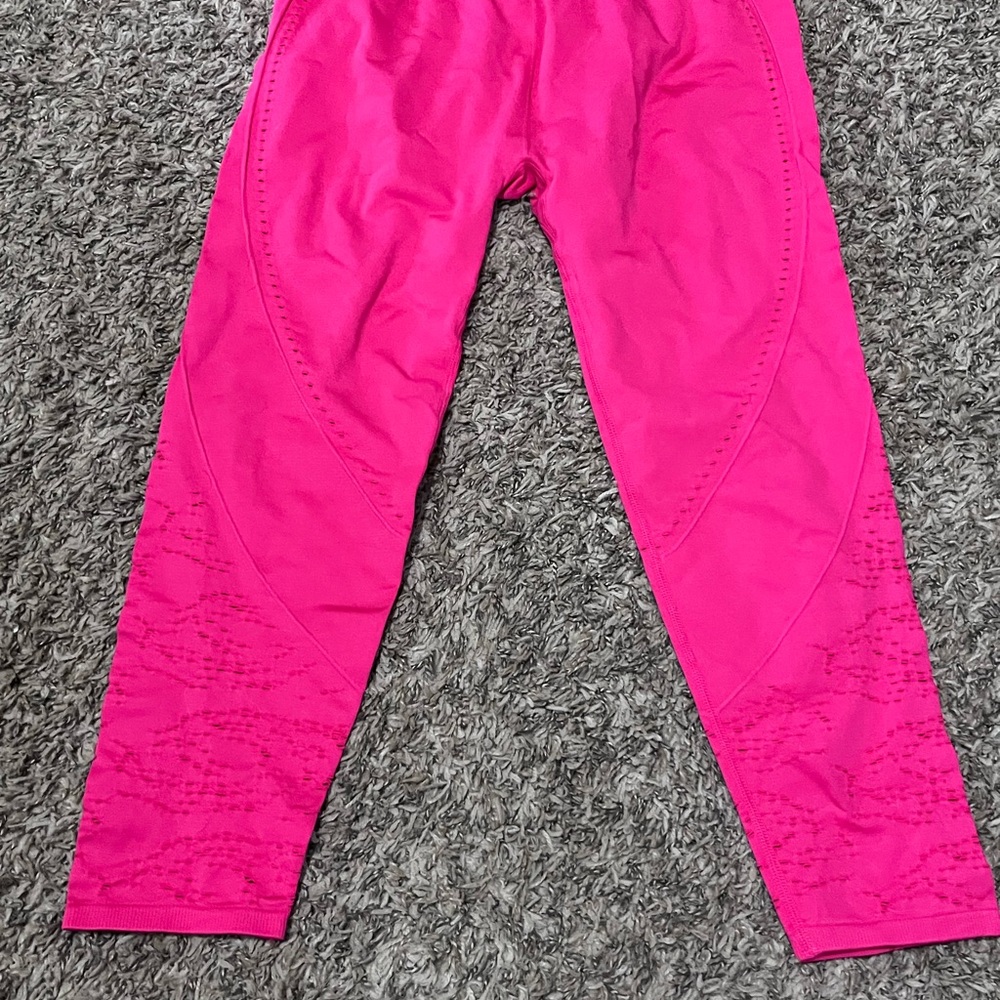 Fabletics Bright Hot Pink Athletic Leggings